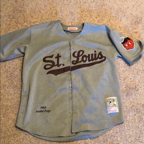 satchel paige st louis browns jersey